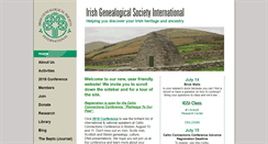 Desktop Screenshot of irishgenealogical.org
